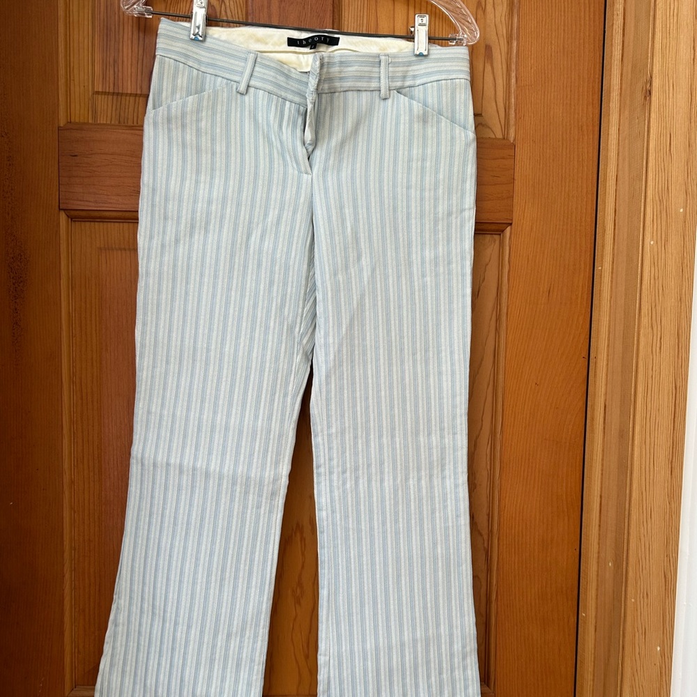 Vintage Theory Blue Flare Striped Trouser
